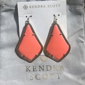 Kendra Scott- Alexandra Earrings- Large, Coral